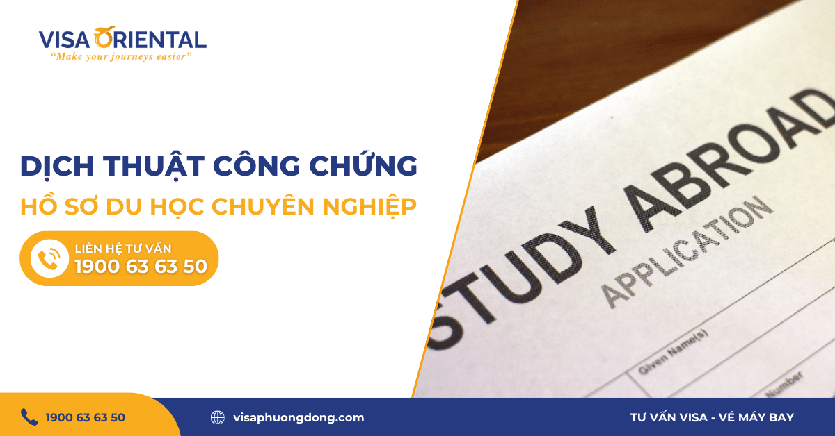 Hướng dẫn dịch thuật công chứng hồ sơ du học