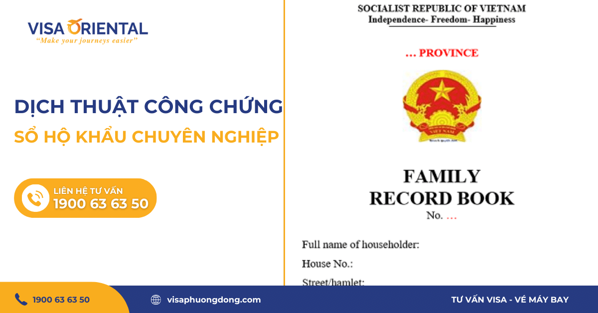 Hướng dẫn dịch thuật công chứng sổ hộ khẩu