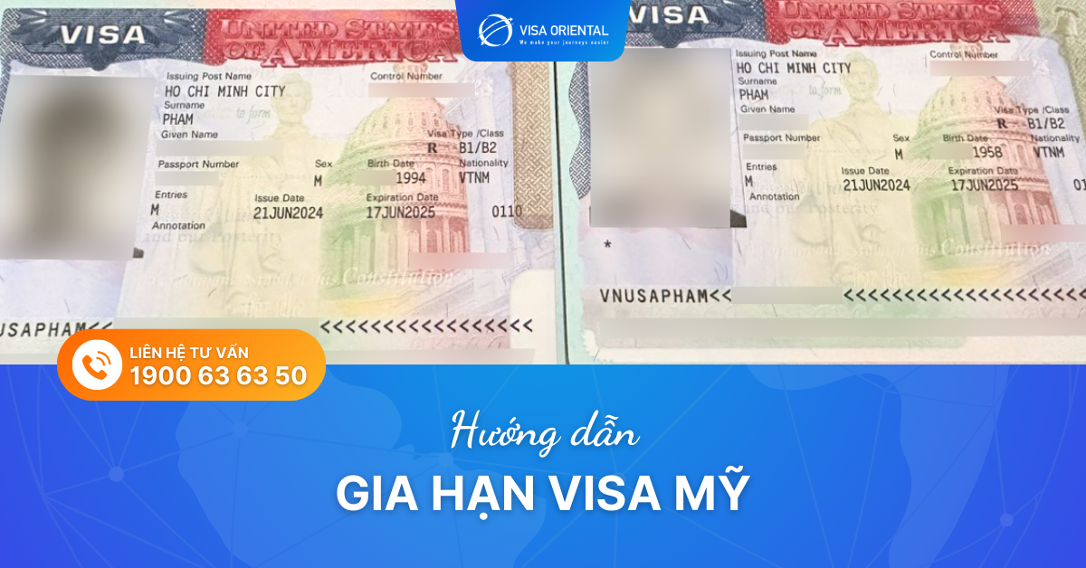 Hướng dẫn gia hạn visa Mỹ