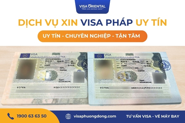 Kết quả các loại visa Pháp