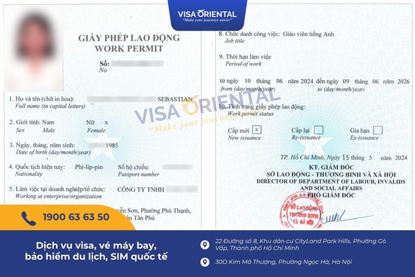 Khám sức khoẻ làm work permit