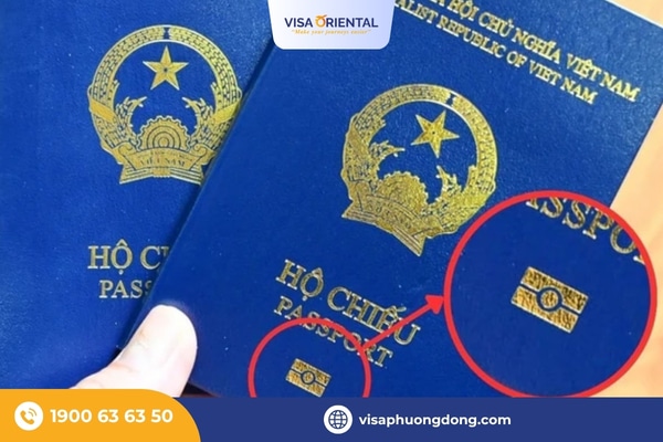 Làm hộ chiếu gắn chip online