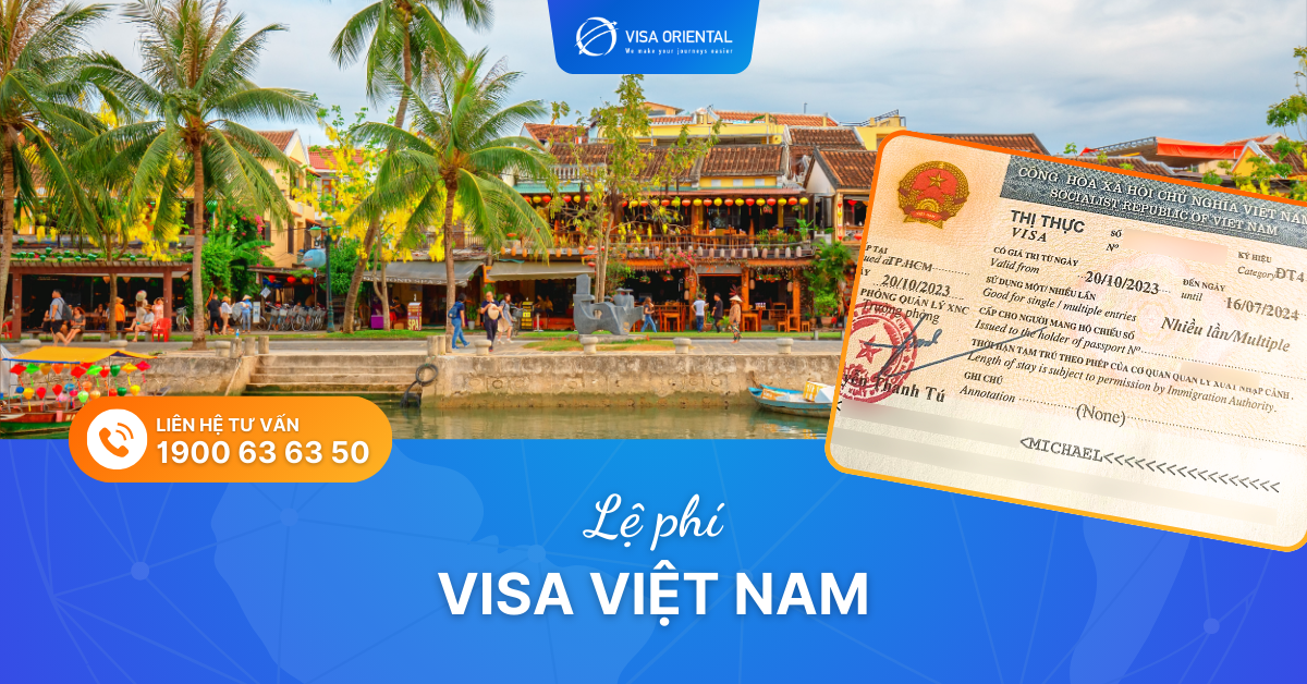 Lệ phí thị thực vào Việt Nam