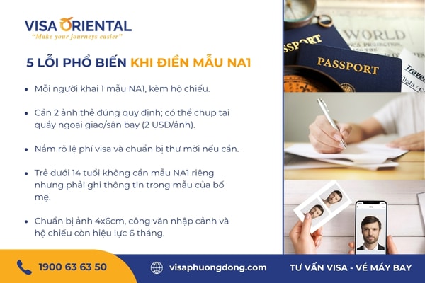Lỗi phổ biến khi điền mẫu NA1