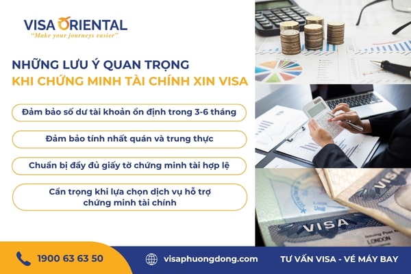 Kinh nghiệm chứng minh tài chính khi làm hồ sơ xin visa