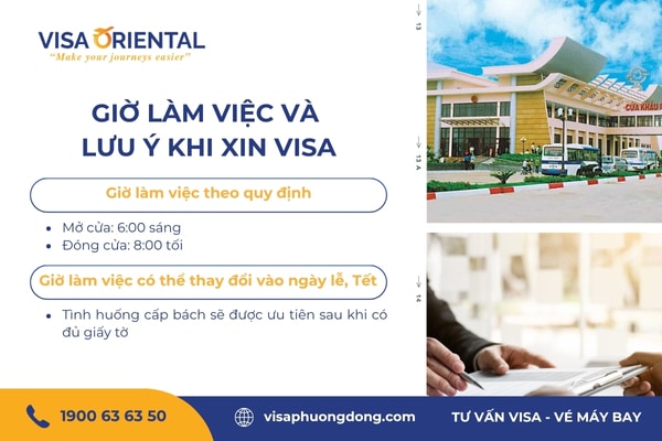 Lưu ý khi xin visa cửa khẩu Mộc Bài
