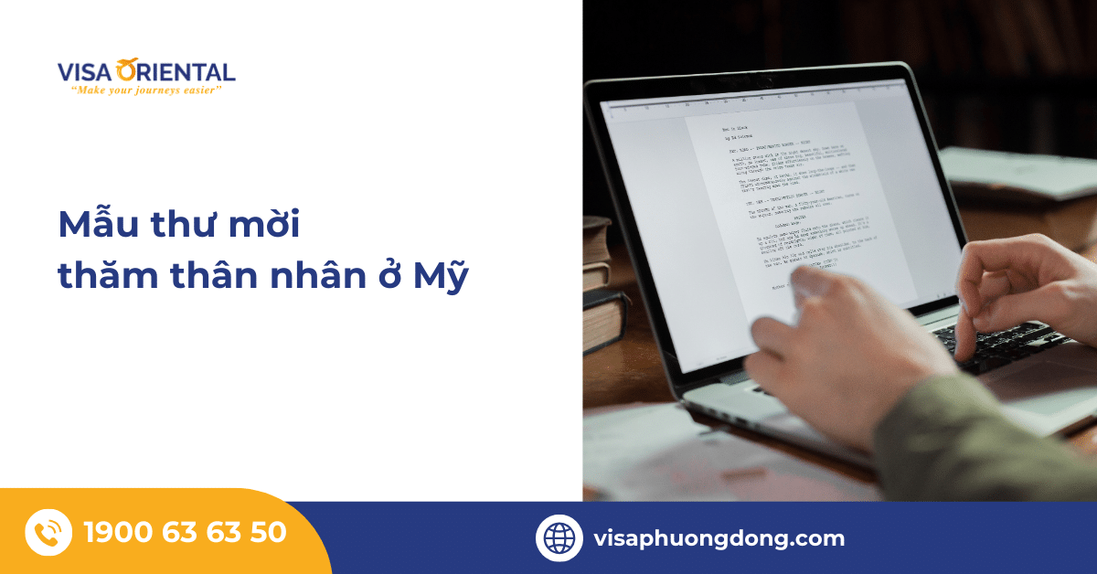 Mẫu thư mời thăm thân Mỹ mới nhất
