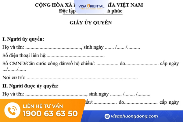 Quy định về hợp pháp hóa lãnh sự giấy ủy quyền