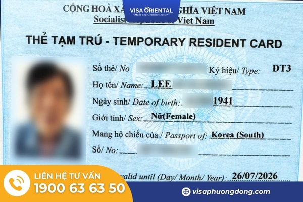 Thẻ tạm trú đầu tư Việt Nam cho người n