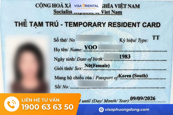 Thẻ tạm trú thăm thân cho người nước ngoài