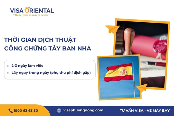 Thời gian dịch thuật công chứng tiếng Tây Ban Nha mất bao lâu