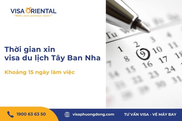 Thời gian xét duyệt visa Schengen Tây Ban Nha