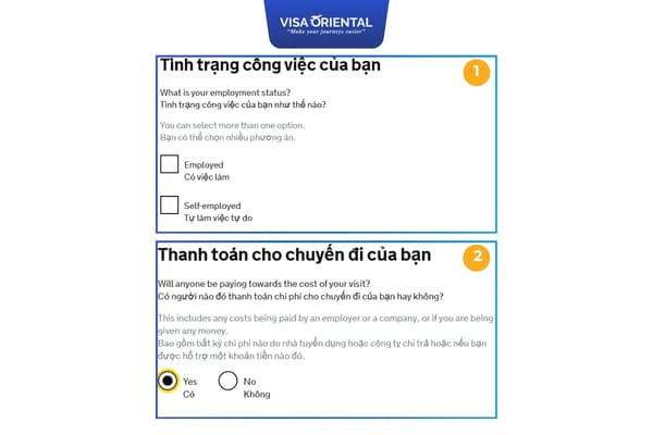 Thông tin nghề nghiệp và tài chính