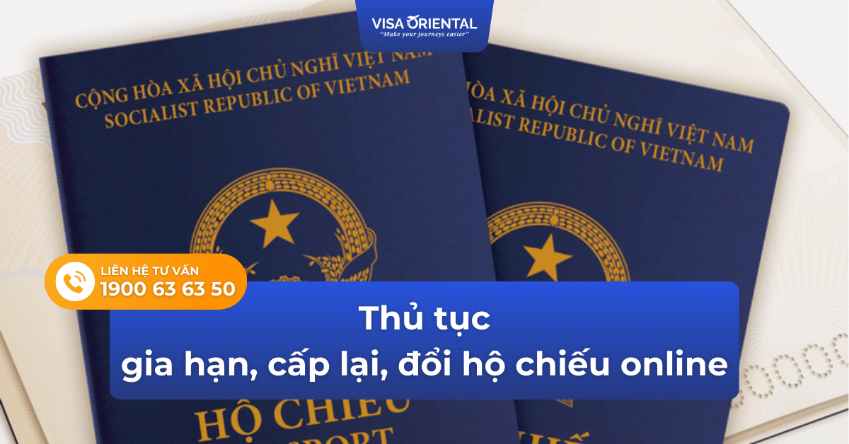 Thủ tục gia hạn hộ chiếu online