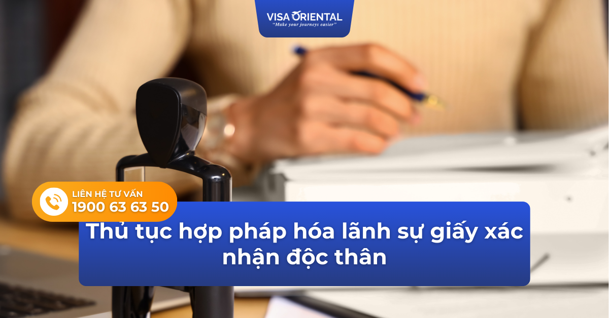 Thủ tục hợp pháp hóa lãnh sự giấy xác nhận độc thân