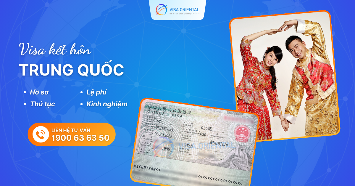 Thủ tục xin visa kết hôn với người Trung Quốc