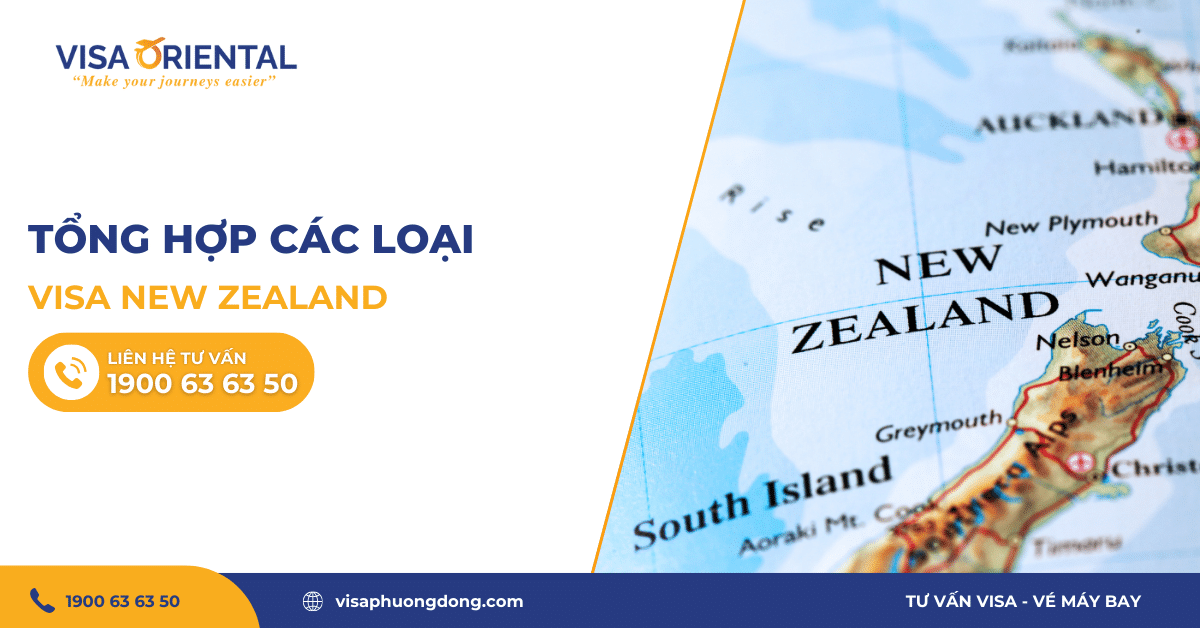 Tổng hợp các loại visa New Zealand