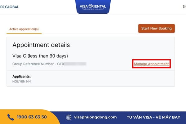 Quý khách có thể đổi/hủy lịch hẹn đã đặt