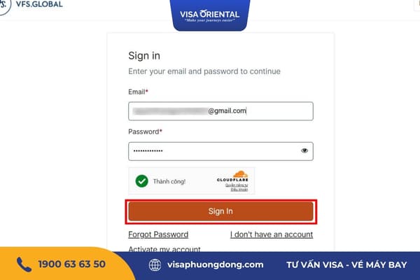 Quý khách sẽ được yêu cầu đăng nhập lại