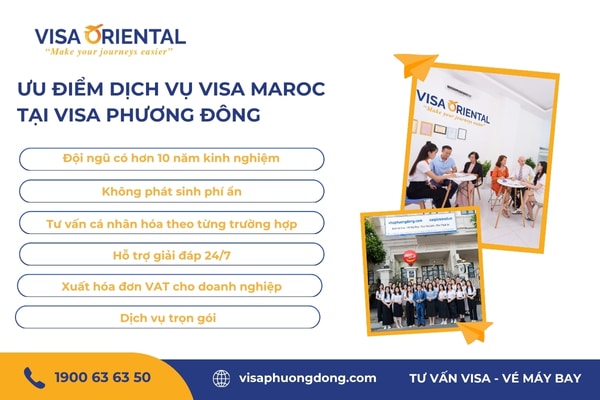 Điểm nổi bật dịch vụ visa Maroc của Visa Phương Đông