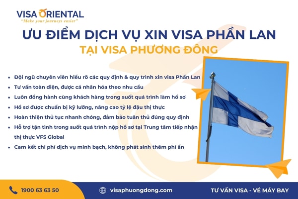 Ưu điểm dịch vụ xin visa Phần Lan tại Visa Phương Đông