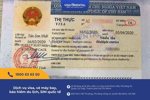 Visa du lịch Việt Nam