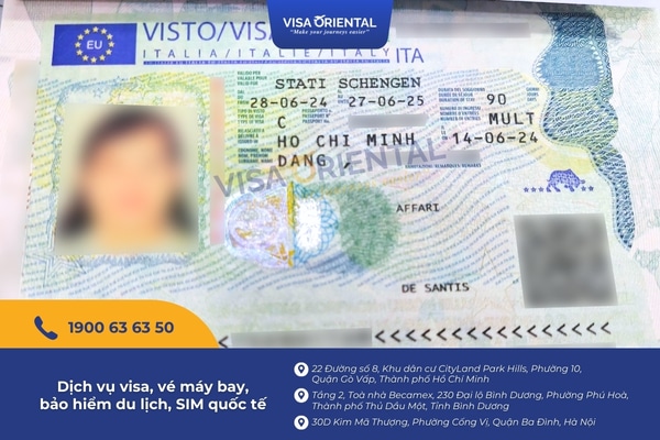 Visa du lịch Ý