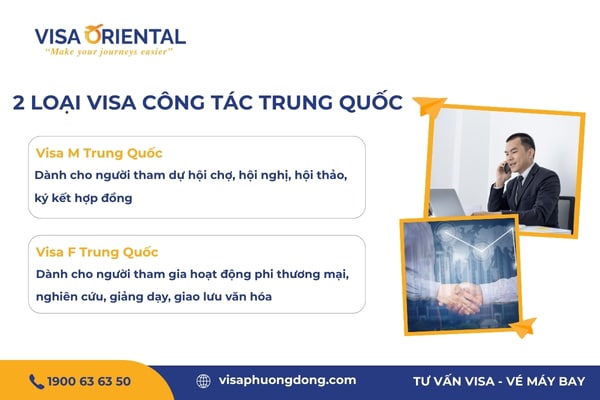 Các loại visa thương mại Trung Quốc