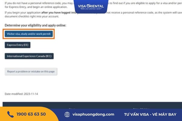 Xác định loại visa Canada cần xin