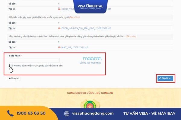 Xác nhận gia hạn visa Việt Nam