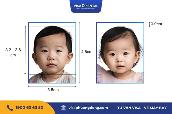 Yêu cầu ảnh visa Anh cho trẻ em